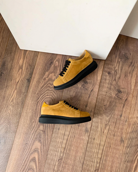 C127 sneakers sunset yellow suede [3]