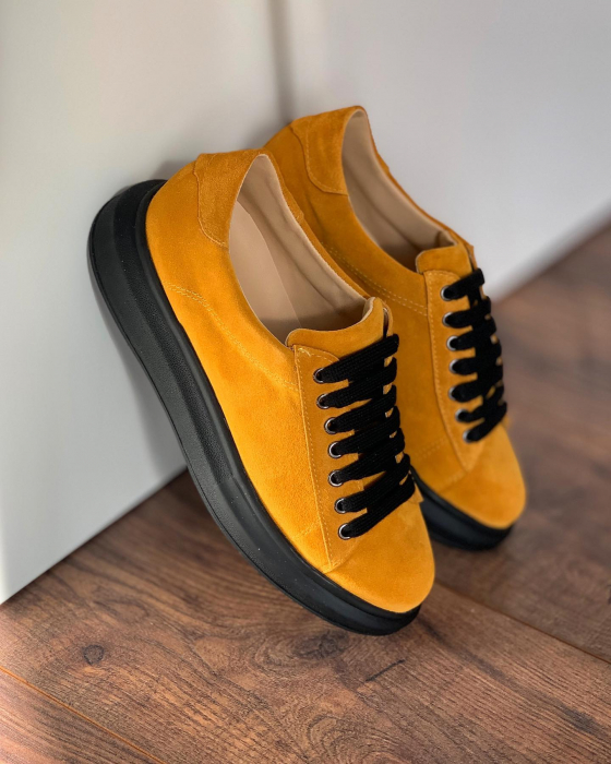 C127 sneakers yellow suede [2]