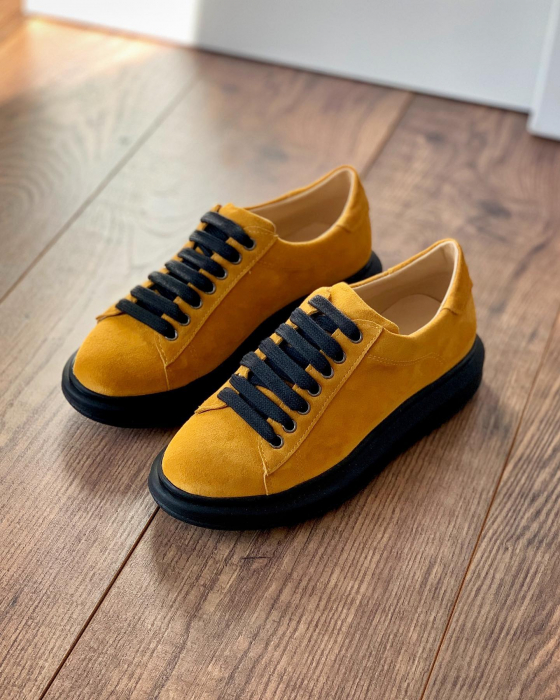 C127 sneakers yellow suede [3]
