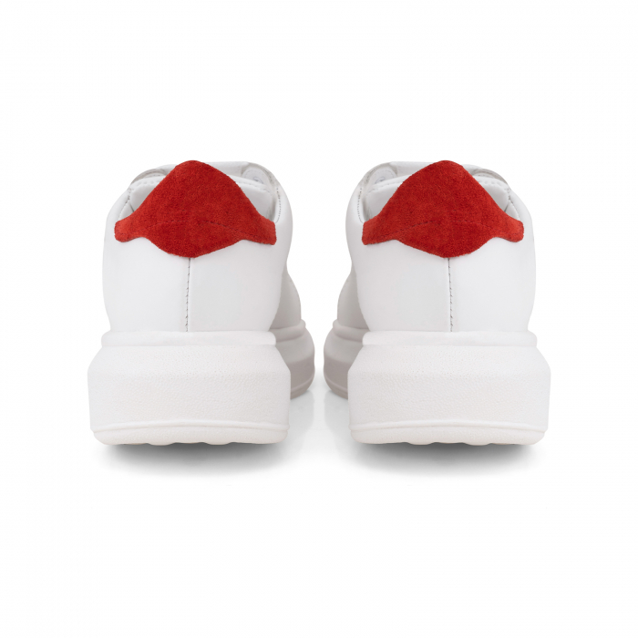 C127 sneakers white red suede [5]