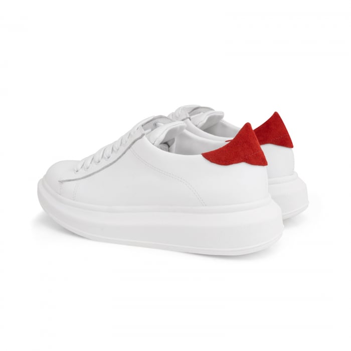 C127 sneakers white red suede [4]
