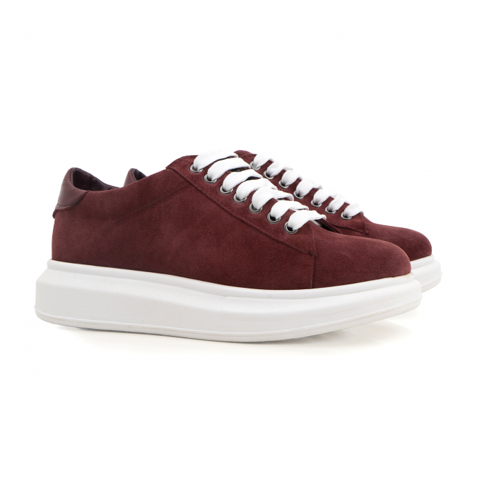 C127 sneakers burgundy suede [2]
