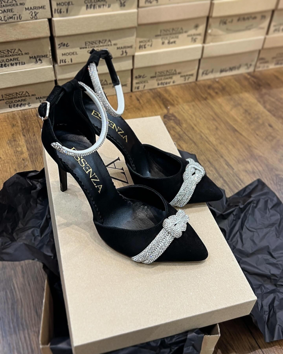 Pantofi stiletto decupati ELLA 10 cm [3]