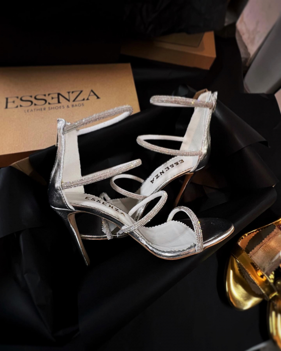 Sandale Hanna Crystal Silver [2]