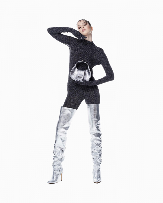 Silver Ruffle Boots [2]