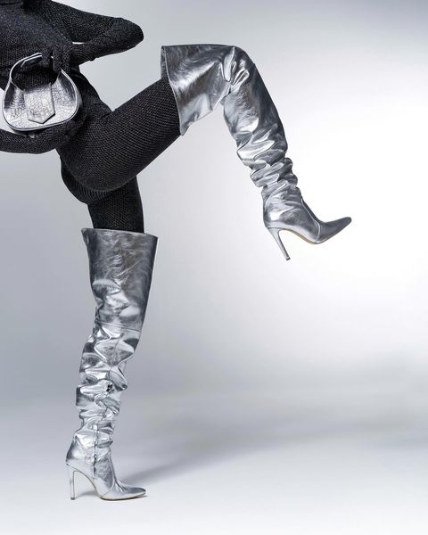 Silver Ruffle Boots [4]