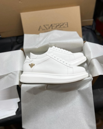 C127 sneakers pure white golde  bee edition [1]