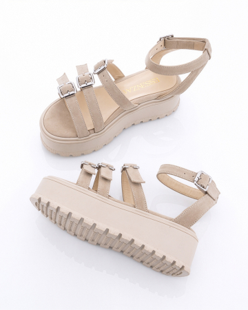 Sandale Athena Bej Velour [2]