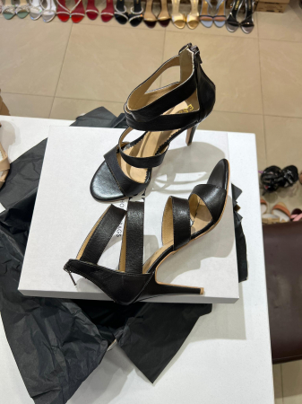 OUTLET PRIMAVARA-VARA - Sandale din piele neagra naturala