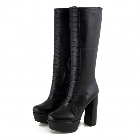 Cizme Eva stripes black [1]