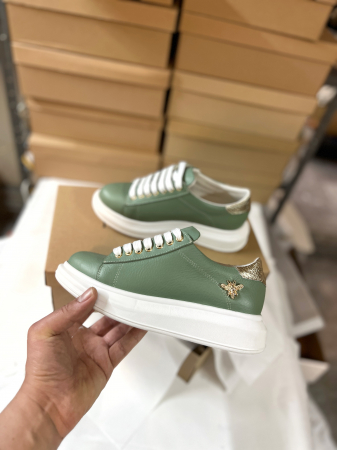 C127 sneakers Pistachio  gold bee edition - Essenza [1]