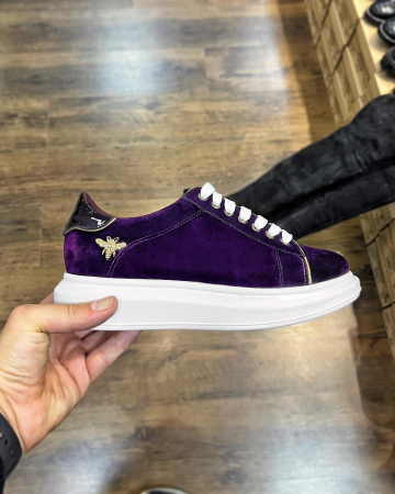 SNEAKERS - C127 sneakers Royal Purple Bee premium edition