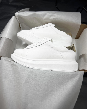 Pantofi - C127 sneakers golden snake edition