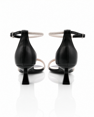 Sandale Gloria Negru Cristal 60mm [6]