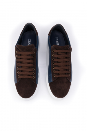 Santony blue and brown sneakers [2]