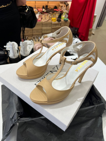 OUTLET PRIMAVARA-VARA - Sandale din piele naturala nude