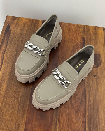 Pantofi Olivia Cappuccino Silver [2]