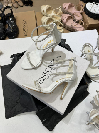 OUTLET PRIMAVARA-VARA - Sandale din piele naturala alba