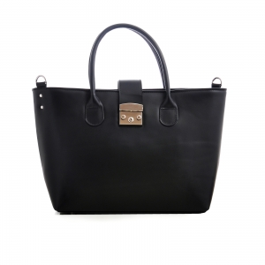 GENTI - Poseta Diana din piele neagra