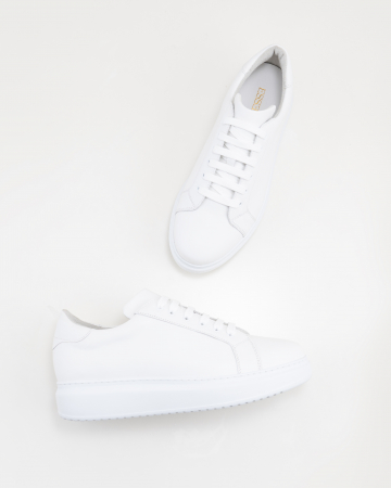BARBATI - Santony  pure white sneakers