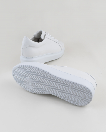Santony  pure white sneakers [2]