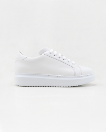 BARBATI - Santony  pure white sneakers