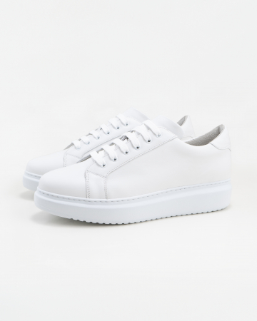 Santony  pure white sneakers [5]