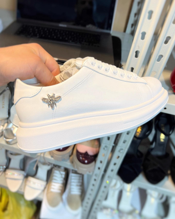 SNEAKERS - C127 sneakers pure white Silver Bee Edition