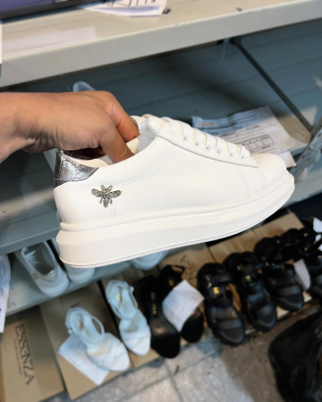 C127 sneakers Silver snake bee edition [2]
