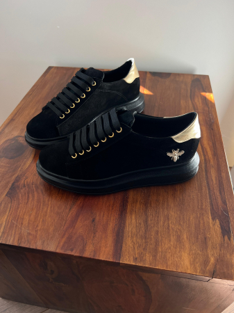 C127 sneakers Ultra Black&gold Bee [6]