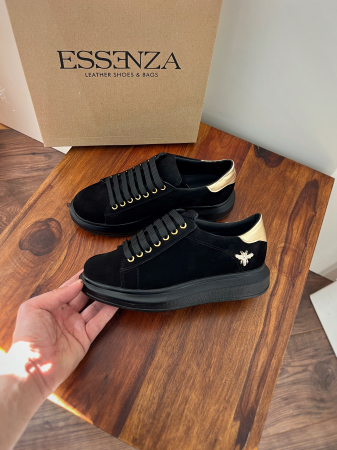 INCALTAMINTE - C127 sneakers Ultra Black&gold Bee