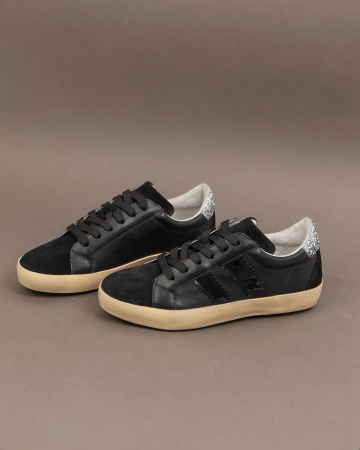 CA 1 DS  Black Glitter Sneakers [4]