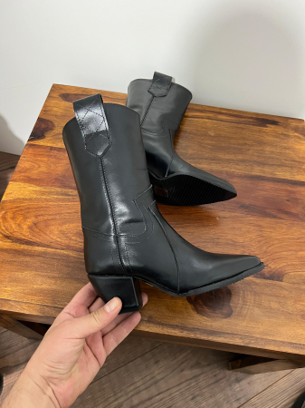 Ciocate tubulare din piele naturala neagra [1]