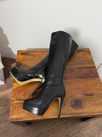 Cizme din piele naturala neagra [3]