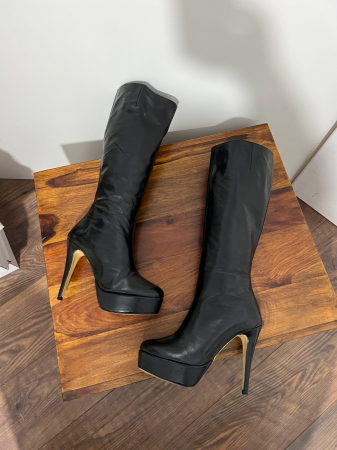 Cizme din piele naturala neagra [2]