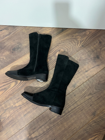 Cizme din piele naturala neagra [2]