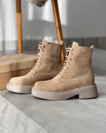 Bocanci - Emilie Camel Suede