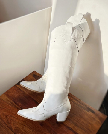 Ciocate - Flame pure white boots X