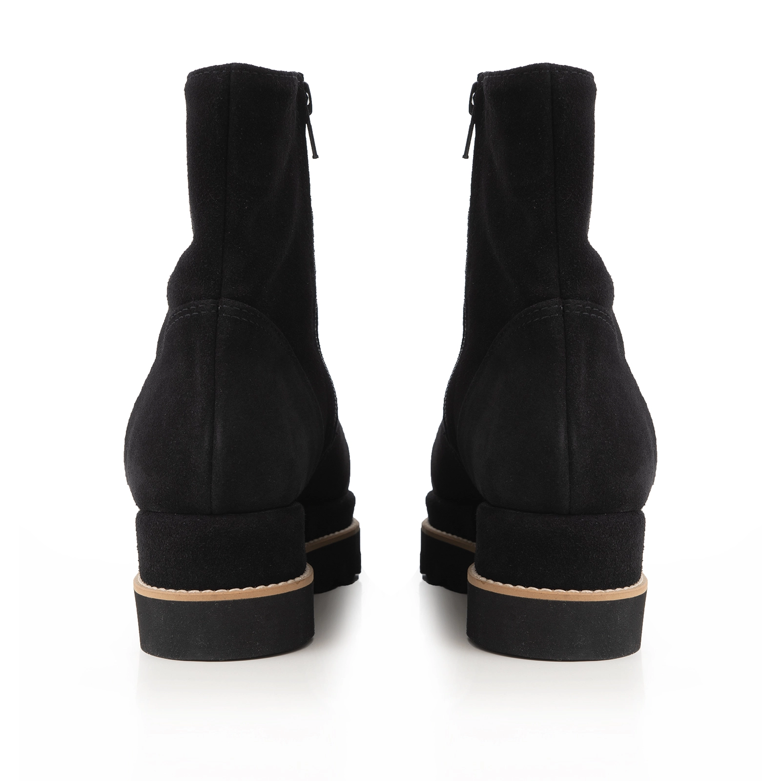 Ghete Everest din piele intoarsa neagra [4]