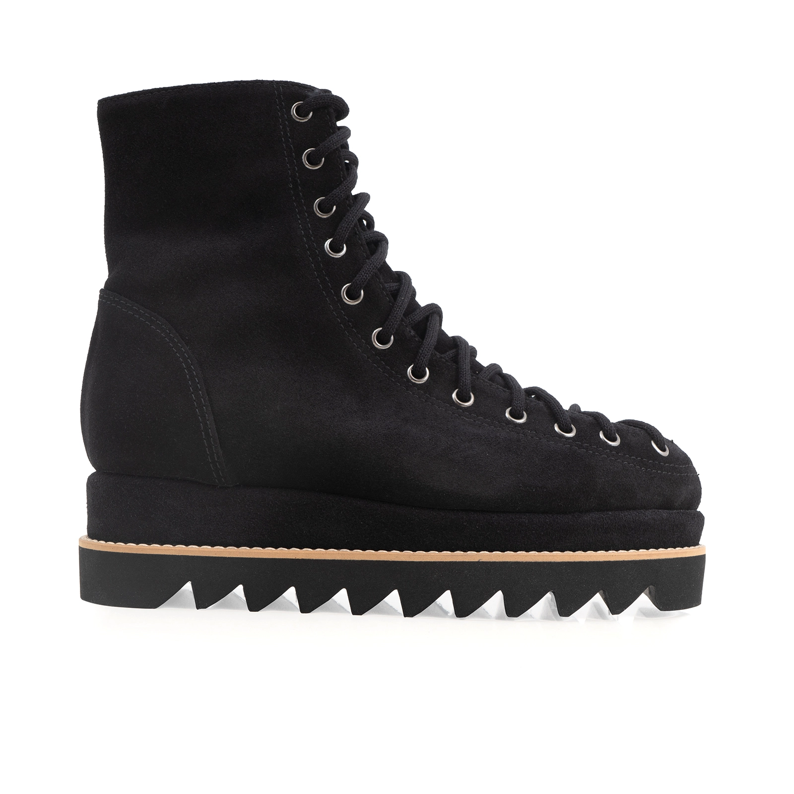 Ghete Everest din piele intoarsa neagra [1]