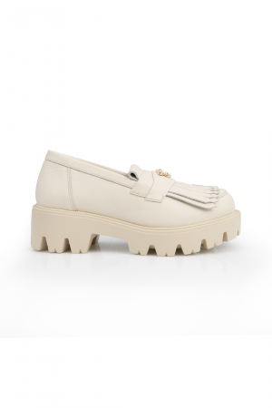 Casual - Pantofi Arya bej latte albinuta aurie