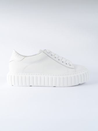 Pantofi - Pantofi Celia white croco