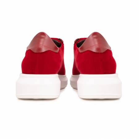 C127 sneakers red velvet [4]