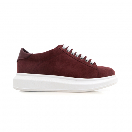 C127 sneakers burgundy suede [0]