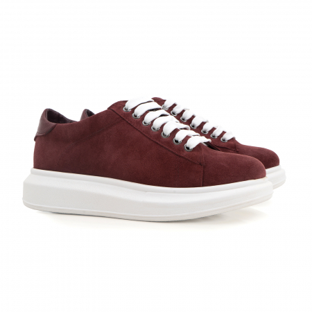 C127 sneakers burgundy suede [1]