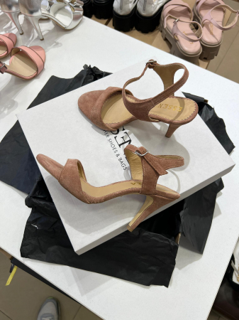 OUTLET PRIMAVARA-VARA - Sandale din piele naturala nude roze