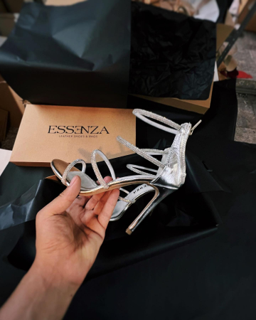 Sandale Hanna Crystal Silver [2]