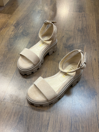Sandale talpa chunky - Sandale Luna bej