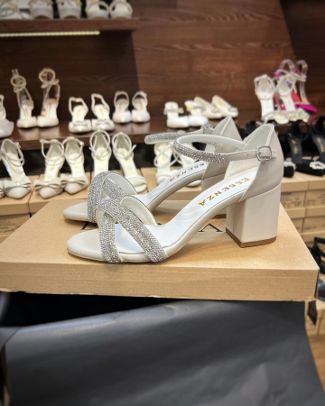 Crystal Collection - Sandale Stardust X Ivory Crystal 4cm