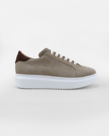 PANTOFI - Santony beige brown sneakers